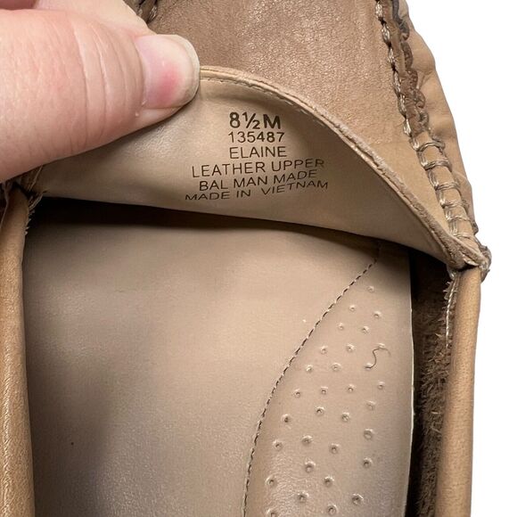 Michael Shannon Women Elaine Tan Leather Slip On Driving Moccasin 8.5 - Picture 7 of 8